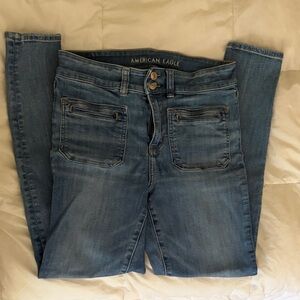 American Eagle Outfitters Women’s Light Blue Skinny Jeans